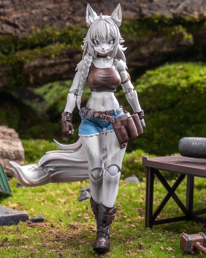 Amazon.co.jp: SYXLCYGJ LADo TOYS 1/12 冒険チーム キツネ娘 リア
